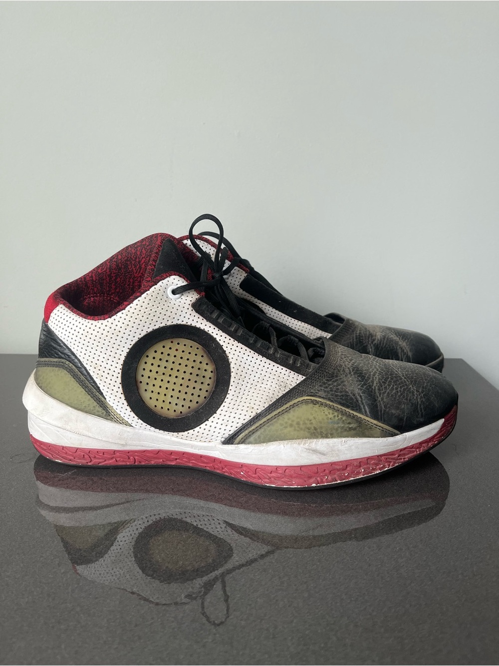 Original Air Jordan 2010 in Black / Varsity Red / White. Men’s Size 13